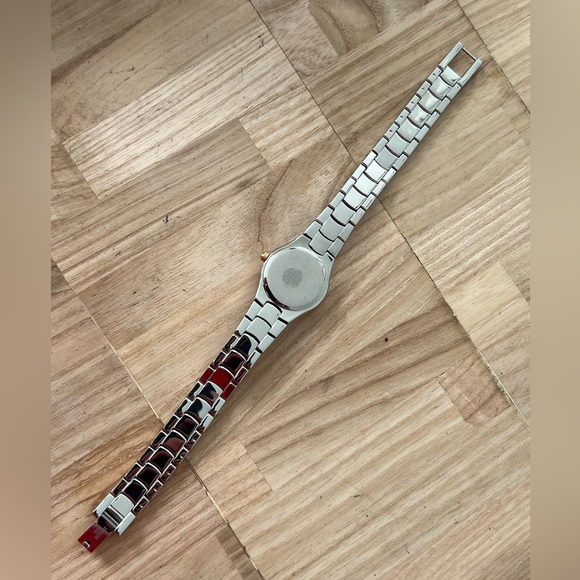 Bulova Ladies New in Box Watch Two-Tone Bracelet White Dial Gold Markers - Picture 13 of 17